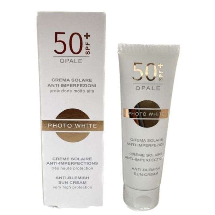 PHOTO WHITE CREME SOLAIRE ANTI IMPERFECTIONS SPF 50+ OPALE