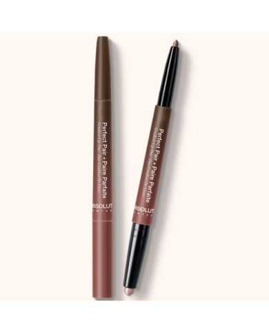 ABSOLUTE NEW YORK DUO PARFAIT POUR LEVRE EFFET DEGRADE  ALDO 6 MALTED CHAI