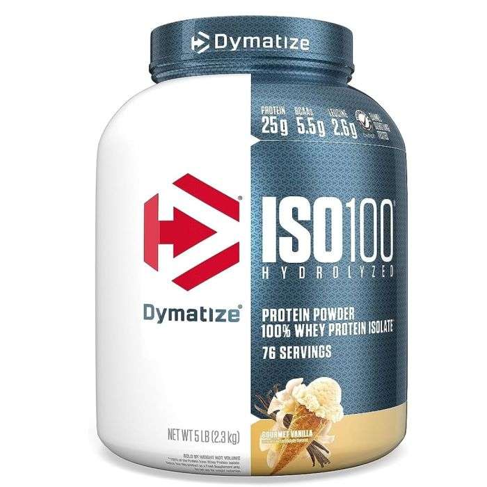 DYMATIZE POUDRE PROTEINE ISO 100 VANILLE2.3 KG