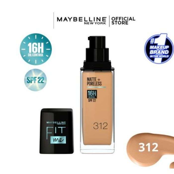 MAYBELLINE FIT ME MATTE+ PORELESS SPF 22 