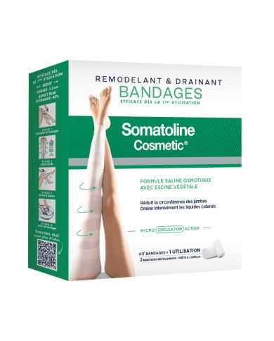 SOMATOLINE BANDAGES REMODELANT ET DRAINANT