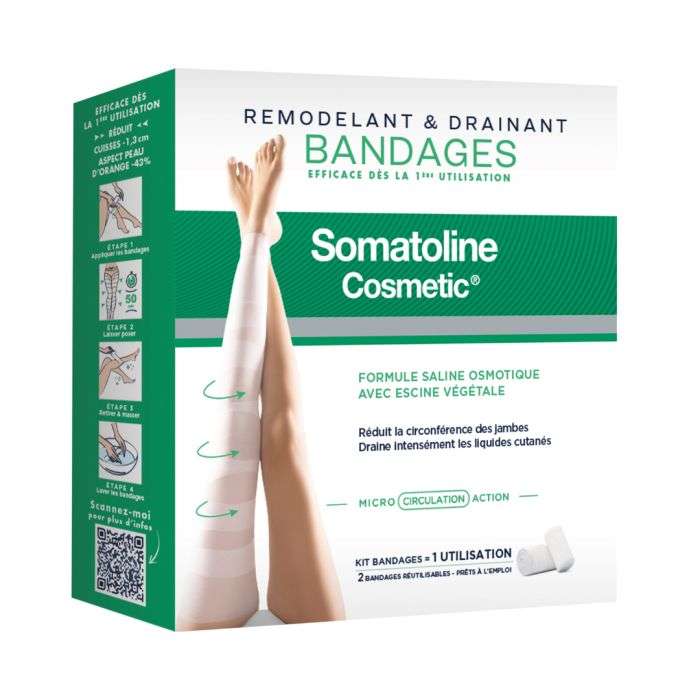 SOMATOLINE BANDAGES REMODELANT ET DRAINANT