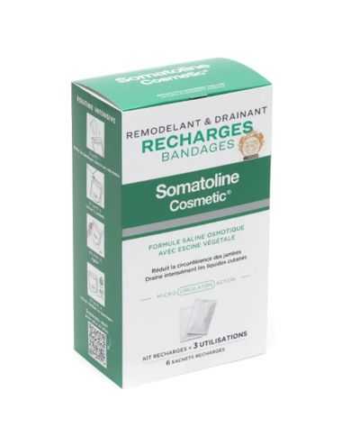 SOMATOLINE RECHARGES BANDAGES REMODELANT ET DRAINANT
