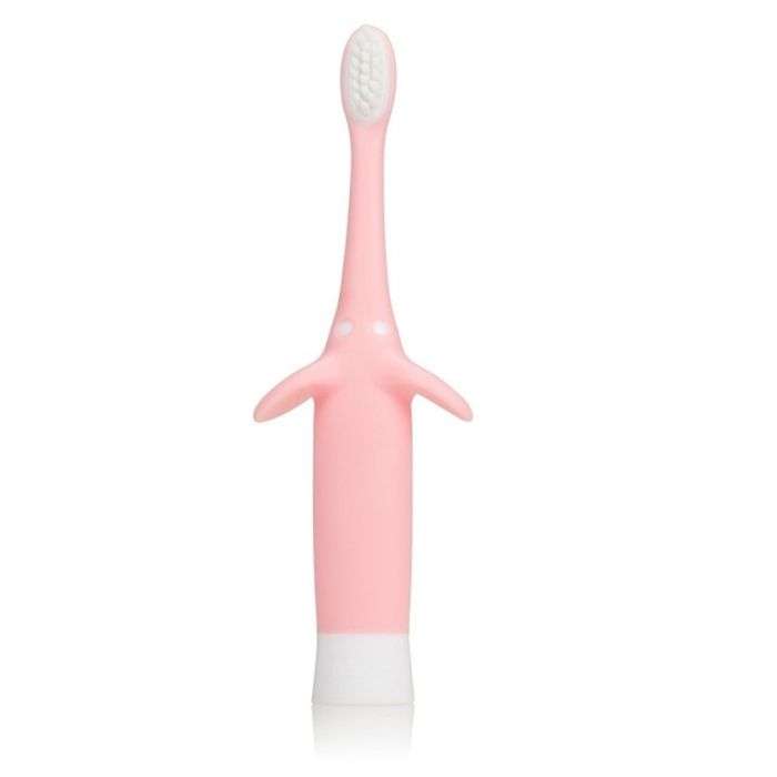 DR BROWNS BROSSE A DENTS BEBE 0-3 ANS OREILLE ELEPHANT BLEU
