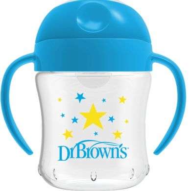 DR BROWNS GOBLET TRANSITION AVEC POIGNEES 6 MOIS + 180 ML