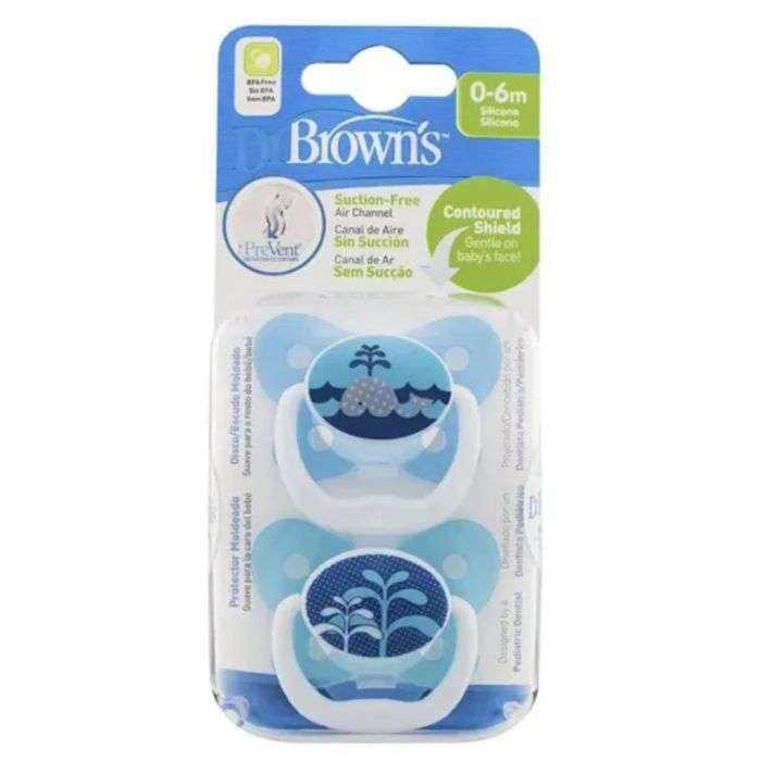 DR BROWNS SUCETTE PREVENT 0-6 MOIS PACK DE 2