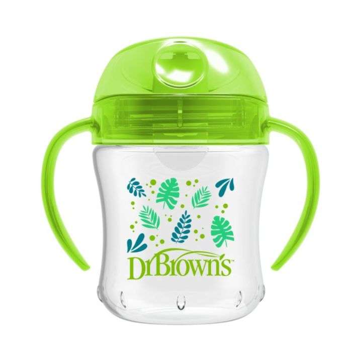 DR BROWNS GOBLET TRANSITION AVEC POIGNEES 6 MOIS + 180 ML