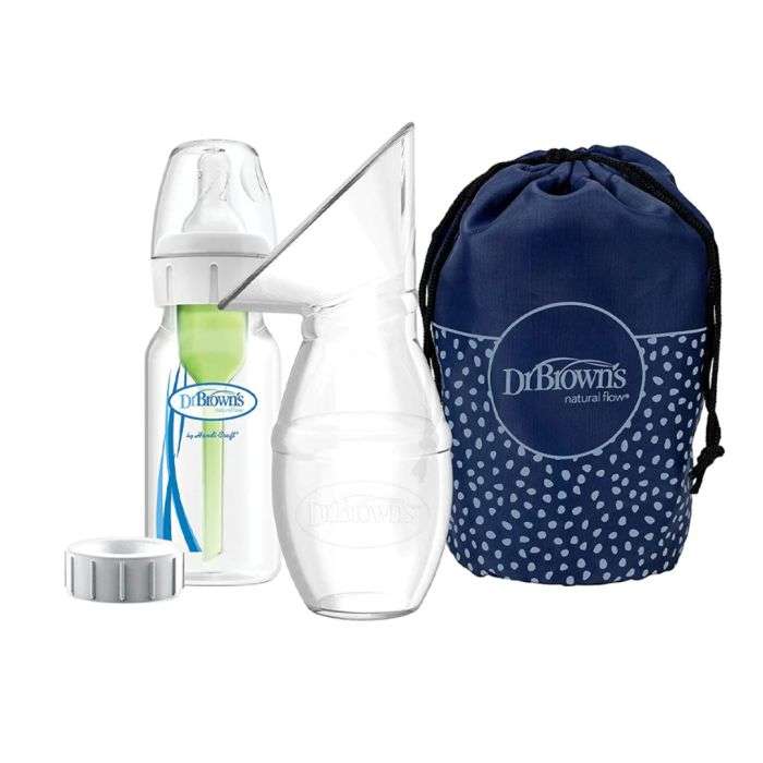 DR BROWNS MILKFLOW SILICON MONOBLOC TIRE LAIT + BIBERON 120 MLCOLE ETROIT