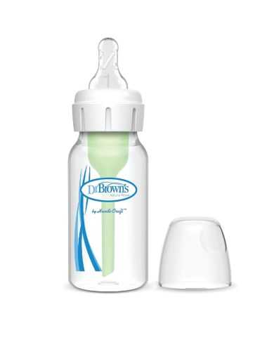 DR BROWNS BIBERON ANTI COLIC OPTION +120 ML COL ETROIT 0M+