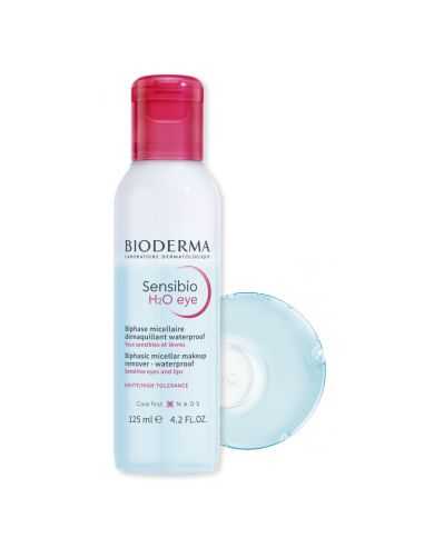 BIODERMA SENSIBIO H2O YEUX DEMAQUILLANT 125 ML