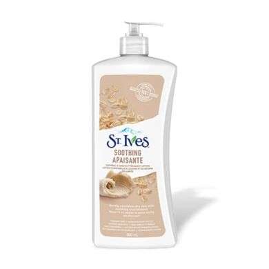 ST IVES LOTION SOOTHING BEURRE DE SHEA ET LAIT DE CHEVRE 400 ML