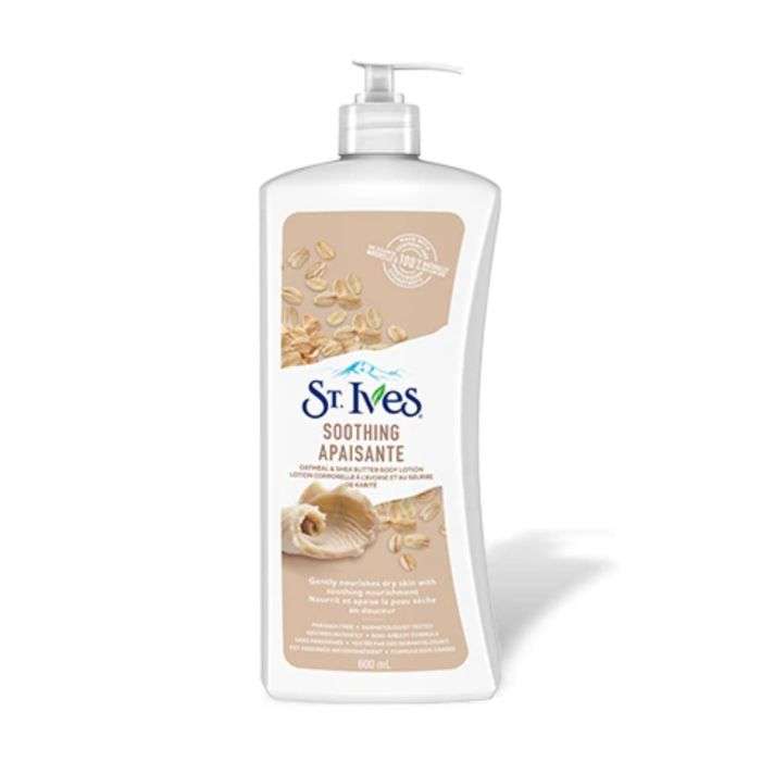 ST IVES LOTION SOOTHING BEURRE DE SHEA ET LAIT DE CHEVRE 400 ML
