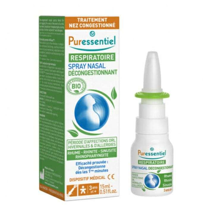 PURESSENTIEL RESPIRATOIRE SPRAY NASAL DECONGESTIONNANT 15 ML