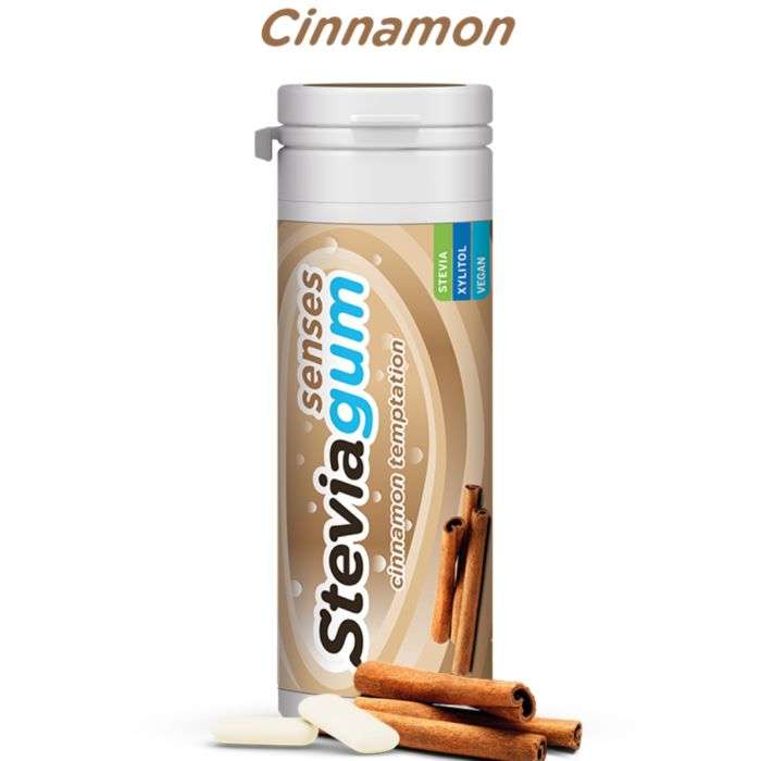 STEVIA GUM SENSES CINNAMON TEMPLATION