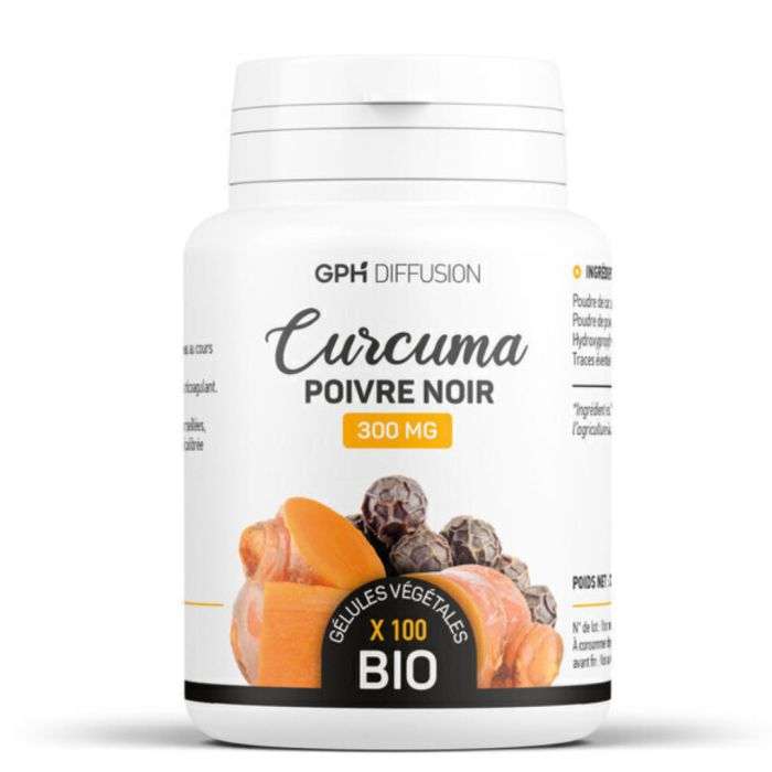 GPH DIFFUSION CURCUMAPOIVRE NOIR 100 GELULES 300 MG