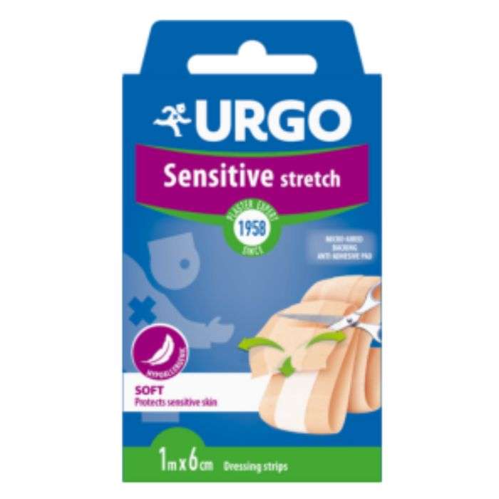 URGO SENSITIVE BANDE SOFT 1 M6CM