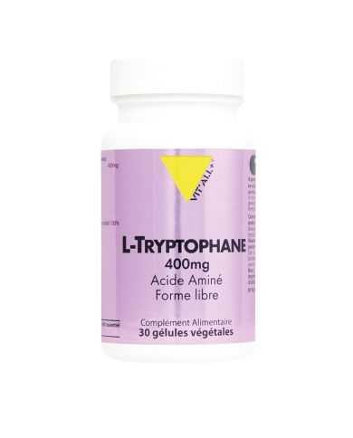 VITALL+ L TRYPTOPHANE 400 MG 30 GELULES VEGETALES