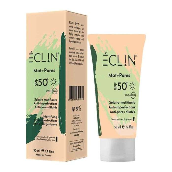 ECLIN MAT + PORES SOLAIRE MATIFIANTE SPF 50 ANTI IMPERFECTIONS 50 ML
