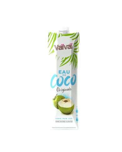 VAIVAI EAU DE COCO ORIGINALE 100% PUR JUS 1 LITRE