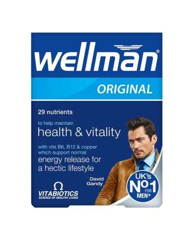 VITABIOTICS WELLMAN ORIGINAL 30 COMPRIMES