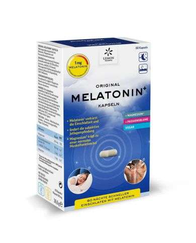 LEMON PHARMA ORIGINAL MELATONINE + 60 GELULES