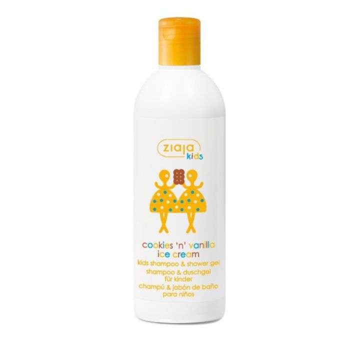 ZIAJA KIDS SHAMPOING ET GEL DOUCHE GLACE A LA VANILLE 400 ML