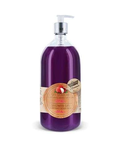 LES PETITS BAINS DE PROVENCE GEL DOUCHE LITCHI 1
