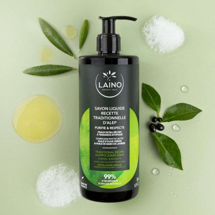 LAINO SAVON LIQUIDE RECETTE TRADITIONNEL D'ALEP 500 ML