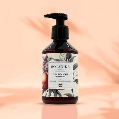 BOTANIKA Gel douche Grenade fleur d'oranger 250 ML