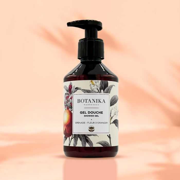 BOTANIKA Gel douche Grenade fleur d'oranger 250 ML