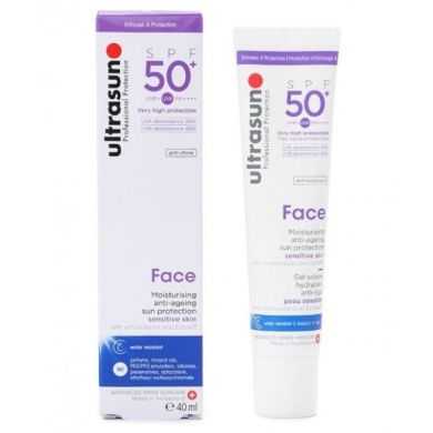 Ultrasun Face Gel Ecran Solaire SPF50+ 40ml