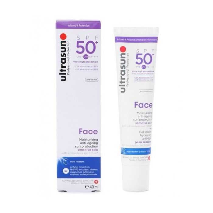 Ultrasun Face Gel Ecran Solaire SPF50+ 40ml