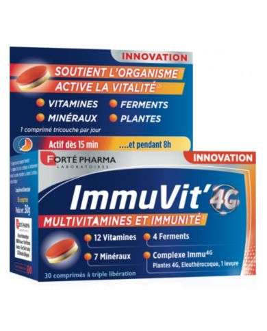 FORTE PHARMA IMMUVIT 4G 30 COMPRIMES