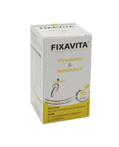 FIXAVITA VITAMINES ET MINERAUX 30 GELULES