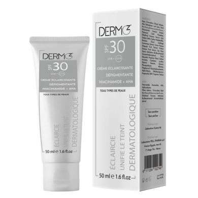 DERMO Z CREME ECLAIRCISSANTE SPF 30 TOUS TYPES DE PEAUX 50 ML