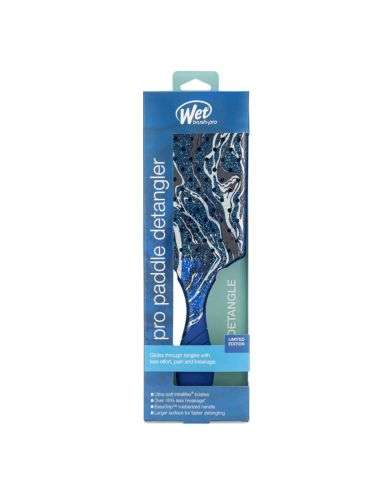 WET BRUSH PRO PADDLE DETANGLER BLEU EDITION LIMITEE