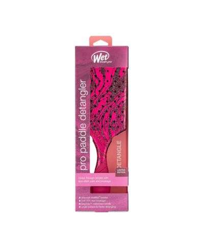 WET BRUSH PRO PADDLE DETANGLER ROSE EDITION LIMITEE