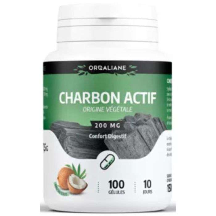 GPH CHARBON VEGETAL 100gelules dosee a 200mg