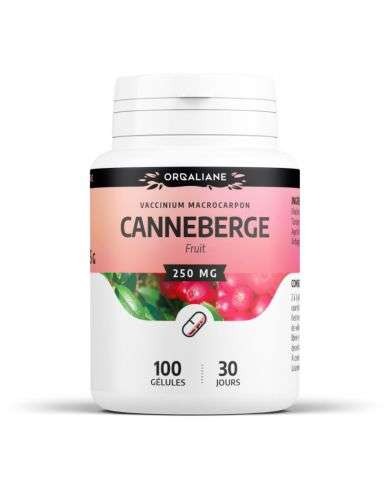 GPH ORGALIANE CANNEBERGE 250MG 100 GELULES
