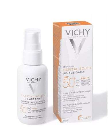 VICHY CAPITAL SOLEIL UV AGE DAILY SPF 50 FLUIDE ANTI PHOTOVIEILLISSEMENT 40 ML