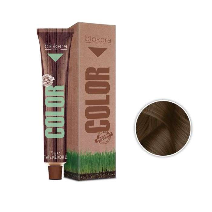BIOKERA NATURA COLOR N 6.77 BLOND FONCE BRUN INTENSE + CREME OXIDANT