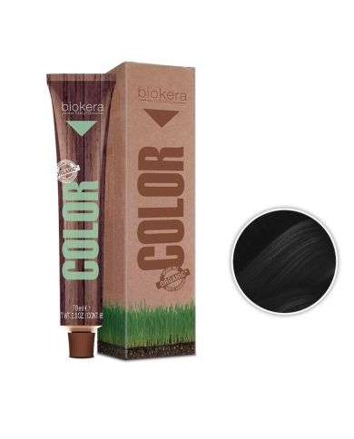 BIOKERA NATURA COLOR N 1 NOIR + CREME OXIDANT