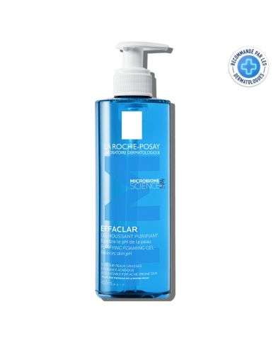 LA ROCHE POSAY EFFACLAR GEL MOUSSANT PURIFIANT PEAUX SENSIBLES GRASSES 400 ML 