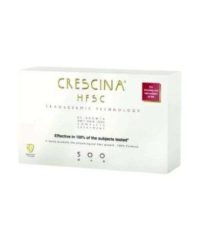 CRESCINA HFSC 500 HOMME REGROWTH TRAITEMENT COMPLET ANTI CHUTE DE CHEVEUX