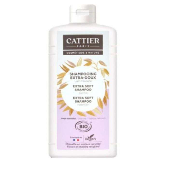 CATTIER SHAMPOING EXTRA DOUX LAIT D'AVOINE 1 LITRE