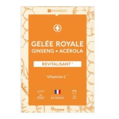 YVES PONROY GELEE ROYALE GINSENG-ACEROLA 20 AMPOULES