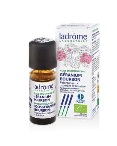 LADROME HUILE ESSENTIELLE BIO GERANIUM BOURBON