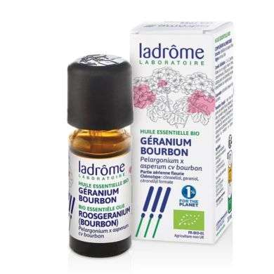 LADROME HUILE ESSENTIELLE BIO GERANIUM BOURBON