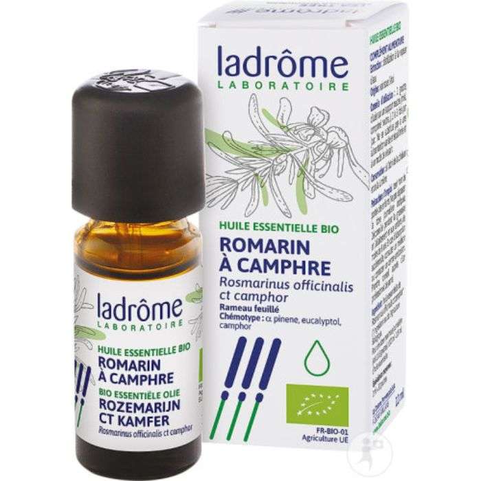 LADROME HUILE ESSENTIELLE BIO ROMARIN A CAMPHRE
