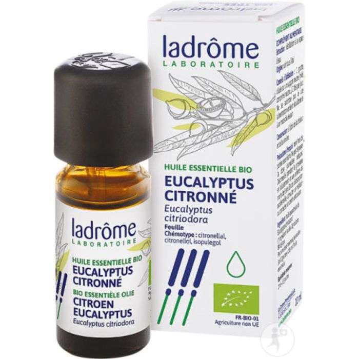LADROME HUILE ESSENTIELLE BIO EUCALYPTUS CITRONNE
